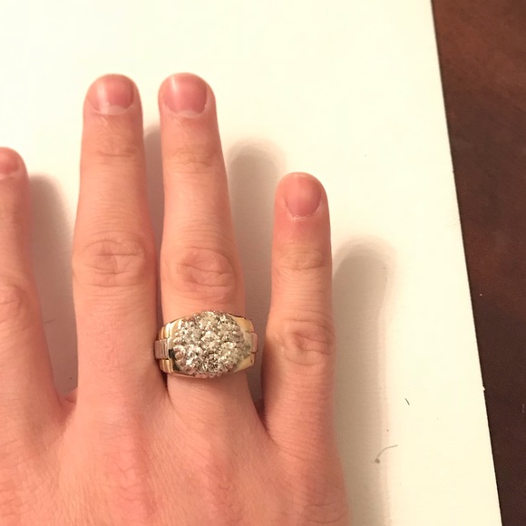 SOLD 30g 14K men’s ky cluster over 2ct total - Picture 8 of 8